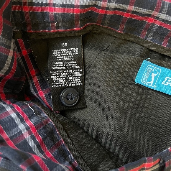 PGA Tour men golf plaid shorts - Picture 9 of 9